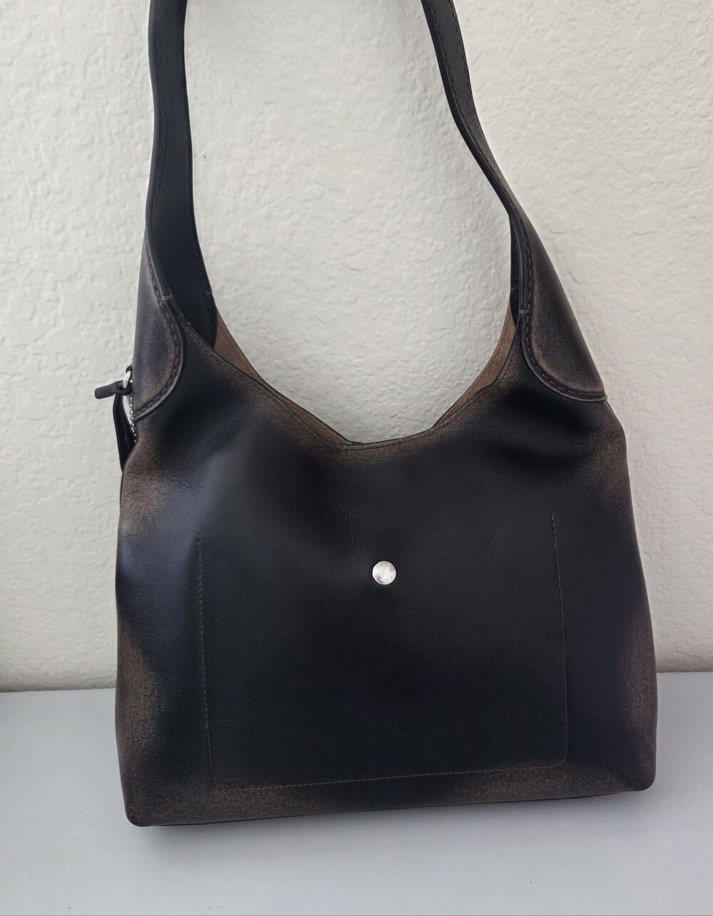 Coach Brooklyn Hobo Bag 28 In Loved Leather - Picture 5 of 15